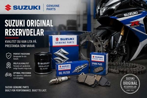 Guide till Suzuki motorcykel original reservdelar